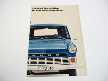 Ford Transit Transporter Prospekt ca. 1965