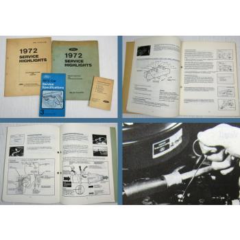 Ford USA PKW Service Highlights Heizung Klimaanlage Elektrisches System 1972