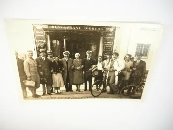 Foto AK Kopenhagen Restaurant Lodberg Dänemark um 1925
