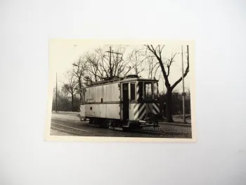 Foto alter Schienenschleifwagen in Erfurt 1961 10 x 7 cm