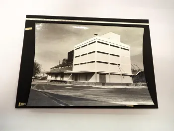 Foto Industrie Getreide und Düngemittellager Nieder Olm Mainz Bingen