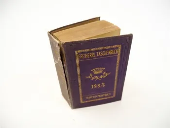 Freiherrliches Gothaisches Genealogisches Taschenbuch Perthes 1884 Adel