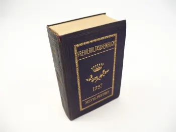 Freiherrliches Gothaisches Genealogisches Taschenbuch Perthes 1927 Adel