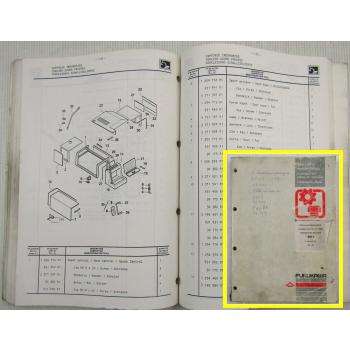 Furukawa 640E Hydraulikbagger Ersatzteilliste Ersatzteilkatalog 02/1990