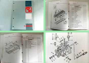 Furukawa Motor Cummins LT 10 für Bagger 650 + Radlader 365 Ersatzteilliste 1992