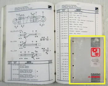 Furukawa W635E Hydraulikbagger Ersatzteilliste Ersatzteilkatalog 10/1989