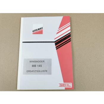 Gehl Gehlmax MB145 Ersatzteilliste Ersatzteilkatalog Spare parts manual