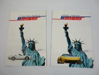 Geiger US Cars Gesamtprogramm Modelle 1993 Corvette Umbau 2x Prospekt
