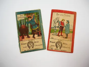 Georg Jos. Scheuer Doppel Ritter Kaffee Caffee Zusatz im Hufeisen Päckl ca 1920