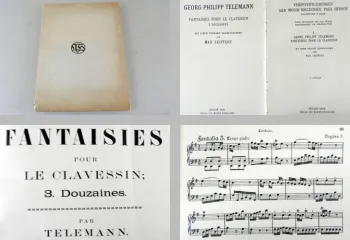 Georg Philipp Telemann Fantaisies pour le Clavessin, 1926