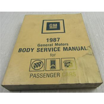 GM Body Service Manual 1987 Cadillac Buick Oldsmobile