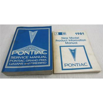 GM Repair and Service Manual Pontiac Grand Prix LeMans Firebird 1981