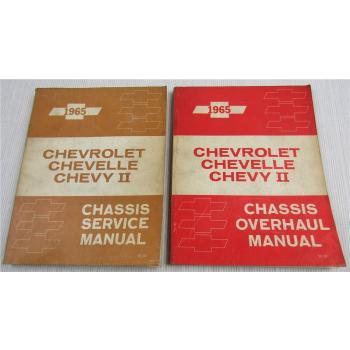 GM Service + Overhauls Manual Chevrolet Chevelle Chevy II 1965