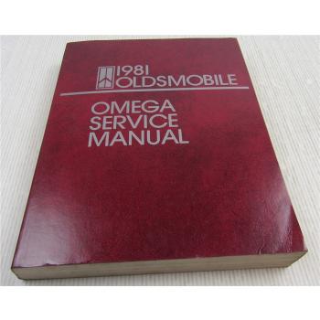GM Service Manual 1981 Oldsmobile Omega Coupe Sedan Repair Manual