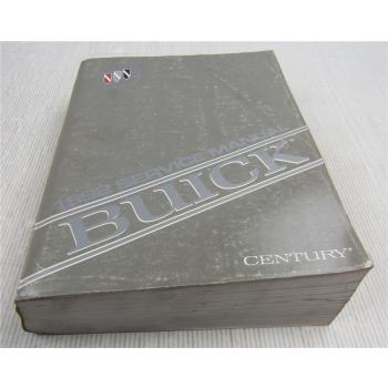 GM Service Manual 1992 Buick Century Custom Coupe Limited Sedan Repair Manual