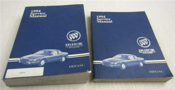 GM Service Manual 1994 Buick Regal Grand Sport Custum Limited Carline W
