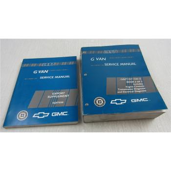 GM Service Manual 1997 Chevrolet GMC G-Van Engine Electrical Export Supplement