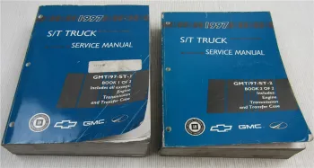 GM Service Manual 1997 GMC Trucks S / T Repair Manual