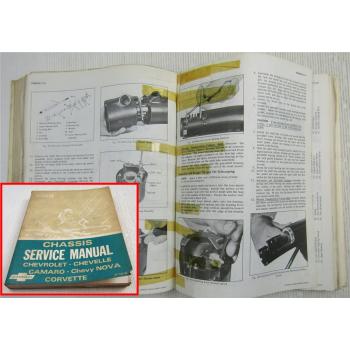 GM Service Manual Chevrolet Corvette C3 Chevelle Chevy Nova Camaro 1969