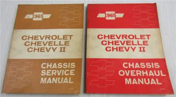 GM Service + Overhauls Manual Chevrolet Chevelle Chevy II 1965