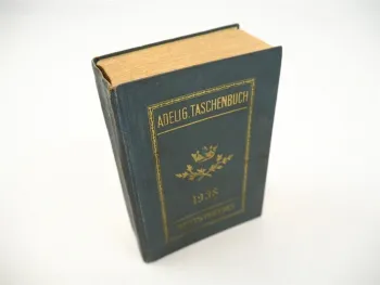 Gothaisches Genealogisches Taschenbuch der Adeligen Häuser 1938 Perthes Teil A