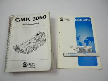 Grove GMK 3050 Mobilkran Betriebsanleitung Technische Daten 1997