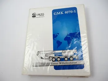 Grove GMK 4070-1 Mobilkran Schaltplan Elektrik Hydraulik ca. 1996/99