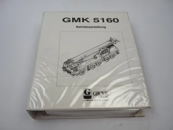 Grove GMK 5160 Mobilkran Betriebsanleitung Bedienung Schaltplan 1996