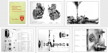 Güldner A2W Fahr D131W Werkstatthandbuch Motor 2DNS 107