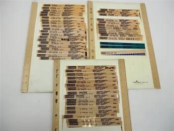 Gutbrod Gartengeräte 1973 - 1996 Ersatzteillisten Ersatzteilliste auf Microfich