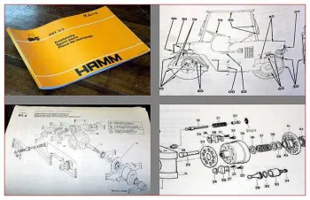 Hamm HVT2.2 Vibrations Tandemwalze Ersatzteilliste 1981 spare parts book