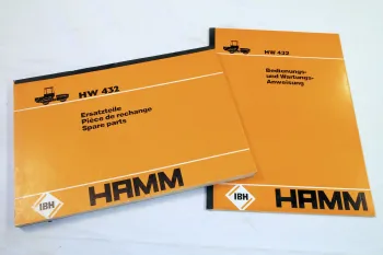 Hamm HW432 Bedienungsanleitung Betrieb Wartung und Ersatzteilliste 1980