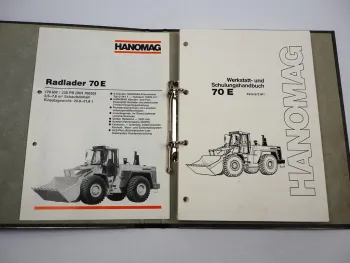 Hanomag 70E Radlader Werkstatthandbuch Schulungshandbuch 1988