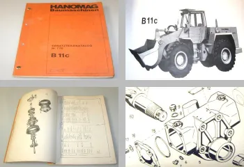 Hanomag B11c Radlader Ersatzteilliste Ersatzteilkatalog 1972