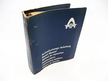 Hanomag K7 K7b Baumaschinen Laderaupe Werkstatthandbuch 1965