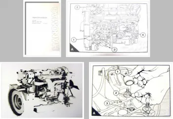 Hanomag Perkins Prima 504-2 504-2T Dieselmotor Werkstatthandbuch
