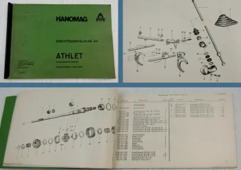 Hanomag Tempo Athlet Ersatzteilkatalog Ersatzteilliste 1966 Getriebe 4DS10