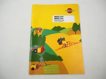 Hardi Mega LPY LPZ Sprayer Plant Protection Instruction book 1998