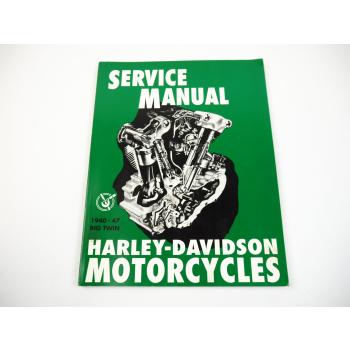 Harley Davidson 1940 - 1947 Big Twin O.H.V. and Side Valve Engine Models