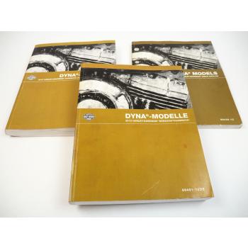 Harley Davidson DYNA Glide FXD FLD Werkstatthandbuch Diagnose Parts List 2012