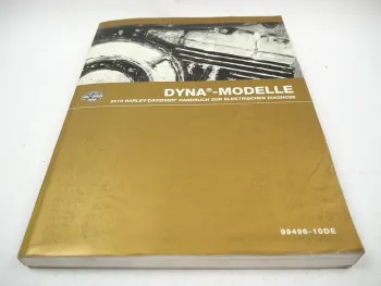 Harley Davidson DYNA Glide FXD FXDB FSDC FXDL 2010 Diagnose Fehlersuche Elektrik