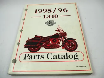 Harley Davidson FLT FLH FLS FXS FXD Softail Dyna 1995-1996 Parts Catalog