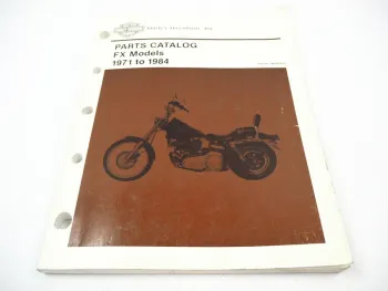 Harley Davidson FX FXE FXS FXEF FXB FXWG 1971 - 1984 Parts Catalog List
