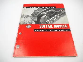 Harley Davidson FXST FXSTI FLSTC FXSTD FXSTS Softail 2002 Parts List Catalog