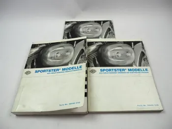 Harley Davidson Sportster XL 883 1200 Werkstatthandbuch Diagnose Parts List 2004