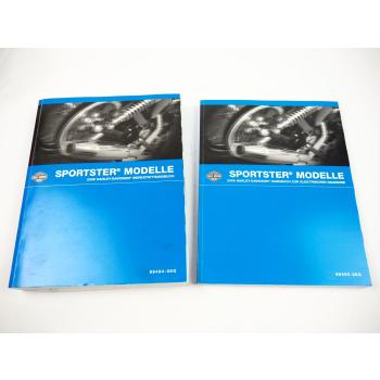 Harley Davidson Sportster XL 883 1200 Werkstatthandbuch und Diagnose 2006