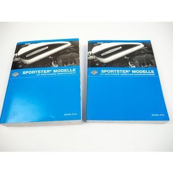 Harley Davidson Sportster XL 883 1200 Werkstatthandbuch und Diagnose 2007