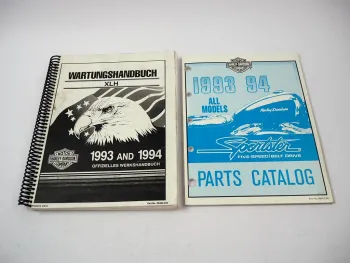 Harley Davidson XLH 883 1200 Sportster 1993 u. 1994 Werkstatthandbuch Parts List