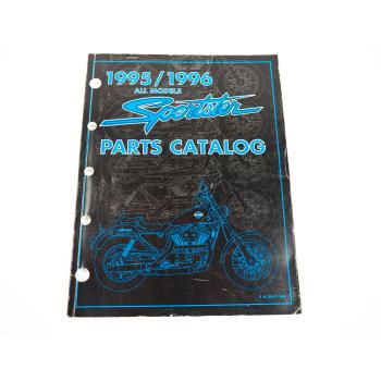 Harley Davidson XLH 883 1200 Sportster Models Parts Catalog List 1995 - 1996