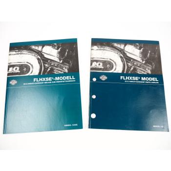 Harley FLHXSE3 CVO Street Glide Werkstatthandbuch und Parts Catalog 2012